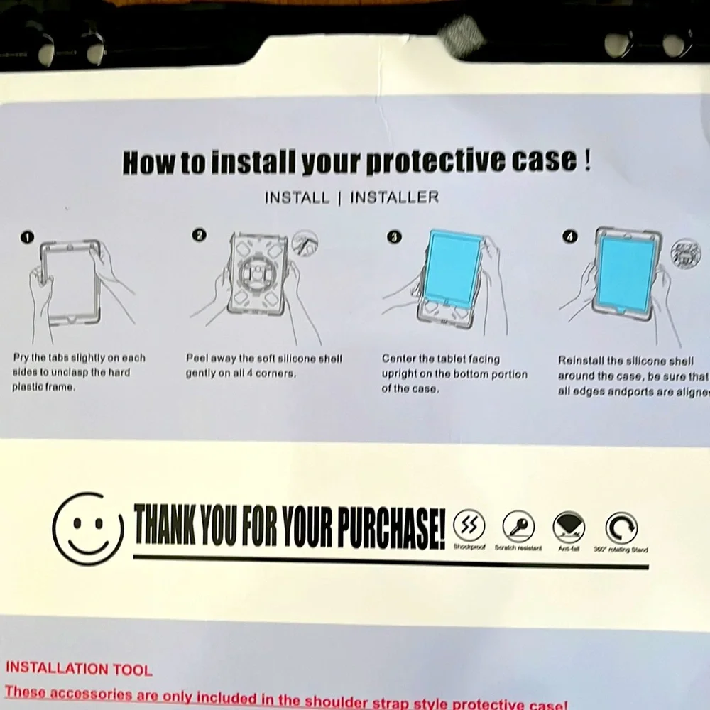 Brand New IPad 12.9 Case ~ 2021
